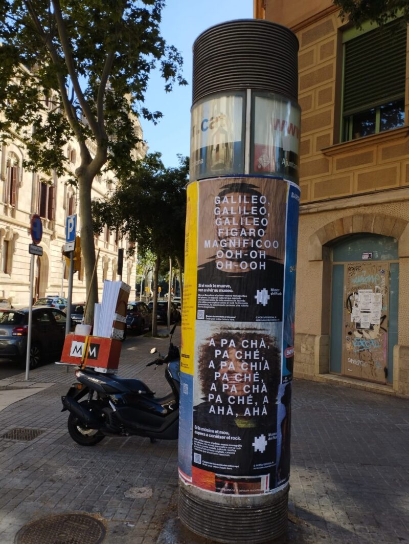 pegada carteles barcelona